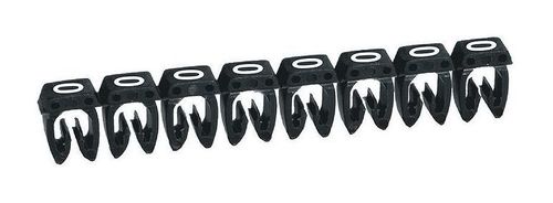 Маркер CAB 3 - для кабеля 0,5-1,5 мм² - цифра 0 - чёрный